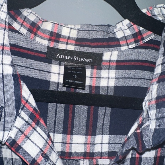 Ashley Stewart Flannel Tunic - Picture 2 of 7